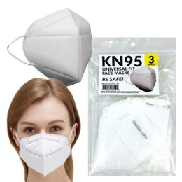 288 pieces 3 Pack Kn95 White Face Masks - Face Mask