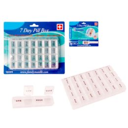 48 Wholesale 7 Day Pill Box - 4 Weeks