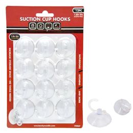 144 pieces 12 Pc Suction Hooks - Hooks