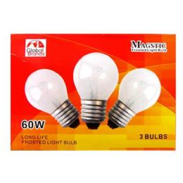 40 pieces 3 Pc Soft White Light Bulbs 60 Watt - Lightbulbs