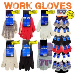 288 pieces Work Gloves Assortment 288 Pc Display - Working Gloves