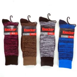 288 pieces Size 10-13 Mens Patterned Crew Socks - Mens Crew Socks