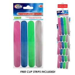 36 pieces 36pcs Oral Fusion Toothbrush Holder 4pk With 3 Clip Strips - Toothbrushes and Toothpaste