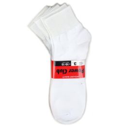144 of Size 10-13 Mens 3 Pair Pack Ankle Socks