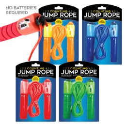 96 pieces Jump Rope With Counter. 4 Colors - Jump Ropes