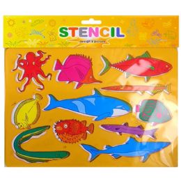 480 pieces Stencils 6 Assorted - Rulers