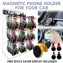 24 pieces 24pc Magnetic Car Vent Phone Holder Display - Tripods and Phone Holders