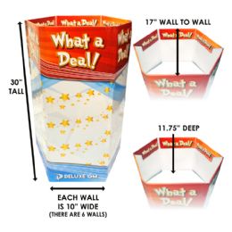 10 pieces 6 Sided Dump Pop Open Display 2 Color fl - Boxes & Packing Supplies