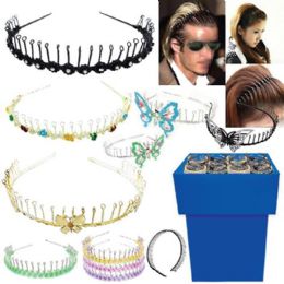 1080 pieces Hairband With Rhinestones - Hair Scrunchies