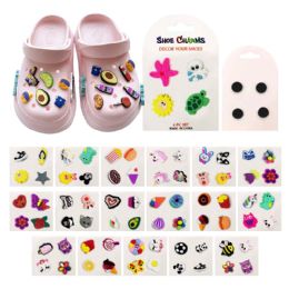 2400 Wholesale 4 Pack Shoe Charms 60-70 Mixed Styles