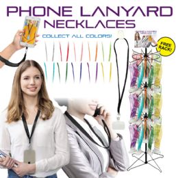 144 pieces 144pc Lanyard Cell Phone Holder Display - Tripods and Phone Holders