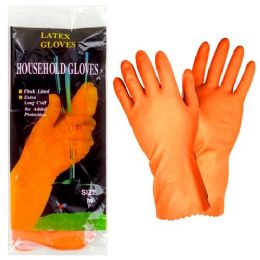 300 pieces Medium Latex Dish Gloves - Fleece Gloves
