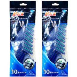 200 pieces 10pc Mens Razors - Shaving Razors