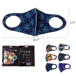 288 pieces Leaf Design Reusable Face Masks - Face Mask