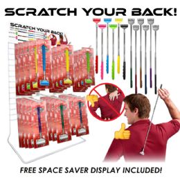48 pieces 48pc Extendable Back Scratcher Counter Display - Back Scratchers and Massagers