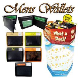 96 of 96pc Men's Wallets Display