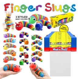 144 Wholesale 144pc Finger Slug Display