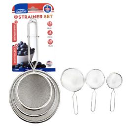 96 of 3pc Strainer Set 8-10-12 cm