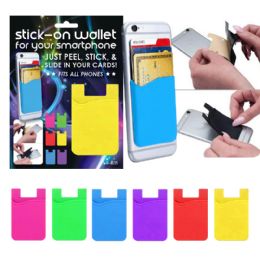 144 pieces Stick On Wallets For Smart Phones 5.75" X 7.75" Card - Cell Phone & Tablet Cases