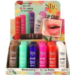 576 pieces 36pc Lip Balm - Personal Care Items