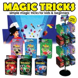 144 pieces 144pc Magic Trick Games With Display - Halloween
