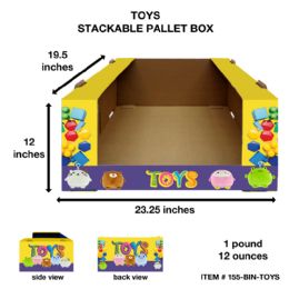 10 Wholesale Toys Tray Bin Stackable 23x19x12
