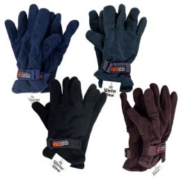 120 pieces Fleece Sports Gloves For Men - Fleece Gloves