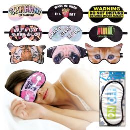 288 pieces 24 Assorted Sleeping Masks - Personal Care Items