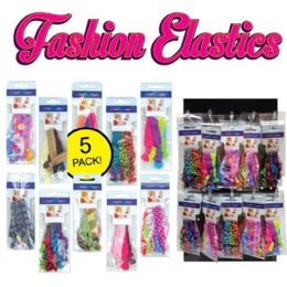 120 pieces Elastic Hair Bands 5 Pack - Hair Scrunchies