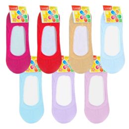 Wholesale Footwear Footies Sock's 6 Assorted Colors