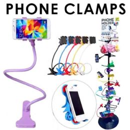 96 pieces Bendable Phone Clamp 96 Pc Display - Tripods and Phone Holders