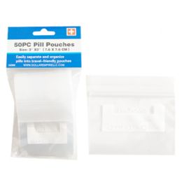 144 Wholesale 50 Pack Pill Pouches