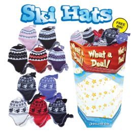 48 of Ski Hat's Ladies 48pc Display