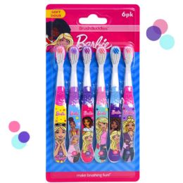 24 pieces 6pc Barbie Tooth Brushes - Toothbrushes and Toothpaste