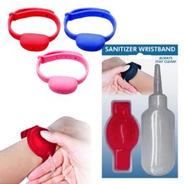 200 pieces Wrist Band Sanitizer Dispenser - 3 Colors - Hand Sanitizer
