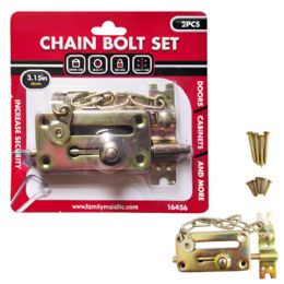 72 pieces 2 Pc Chain Door Bolt Set - Padlocks and Combination Locks