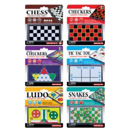 240 pieces Magnetic Travel Games - 6 Assorted - Travel & Luggage Items