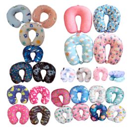 100 pieces Children's Neck Pillows 8 Assorted 24x23 cm - Pillows