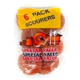72 pieces 6pc Scouring Pads - Scouring Pads & Sponges