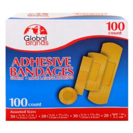 36 of 100 Pack Bandages - 4 Assorted Sizes