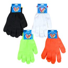 240 pieces Nylon Work Gloves - 4 Asst Neon Colors - Working Gloves
