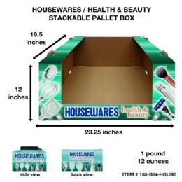 10 Wholesale Housewares Tray Bin Stackable 23x19x12