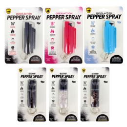 72 pieces Pepper Spray With Assorted Colors Cases - Pain and Allergy Relief
