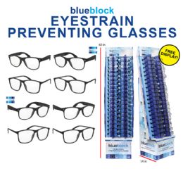 180 Wholesale 180pc Blue Light Block Glasses Display