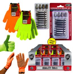 72 pieces 72pc Pdq Socket Tool's & Gloves - Working Gloves