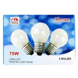40 pieces 3 Pc Soft White Light Bulbs 75 Watt - Lightbulbs