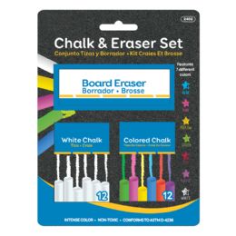 72 pieces Chalk & Eraser Set - Erasers