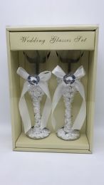 24 Sets 2pc Wedding Glasses Set - Wedding & Anniversary