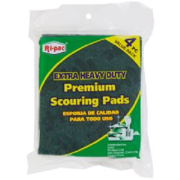 36 pieces Sponges Premium Scouring Pads 4ct RI-Pac - Scouring Pads & Sponges