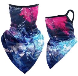 24 Pieces Neck Gaiters Print Pattern Triangle Face Shields - Face Mask